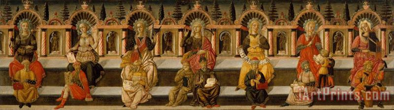 'Lo Scheggia' Giovanni di Ser Giovanni Guidi The Seven Liberal Arts Art Painting
