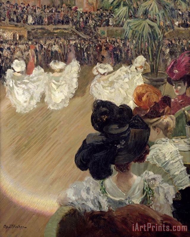 Quadrille at the Bal Tabarin painting - Abel-Truchet Quadrille at the Bal Tabarin Art Print