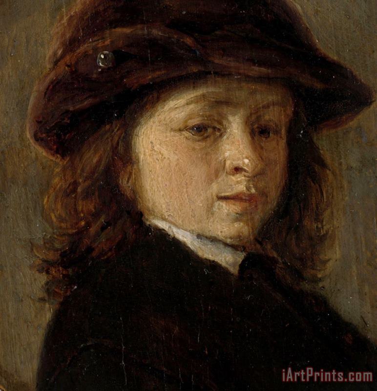 Adriaen Van Ostade Portrait of a Boy Art Print