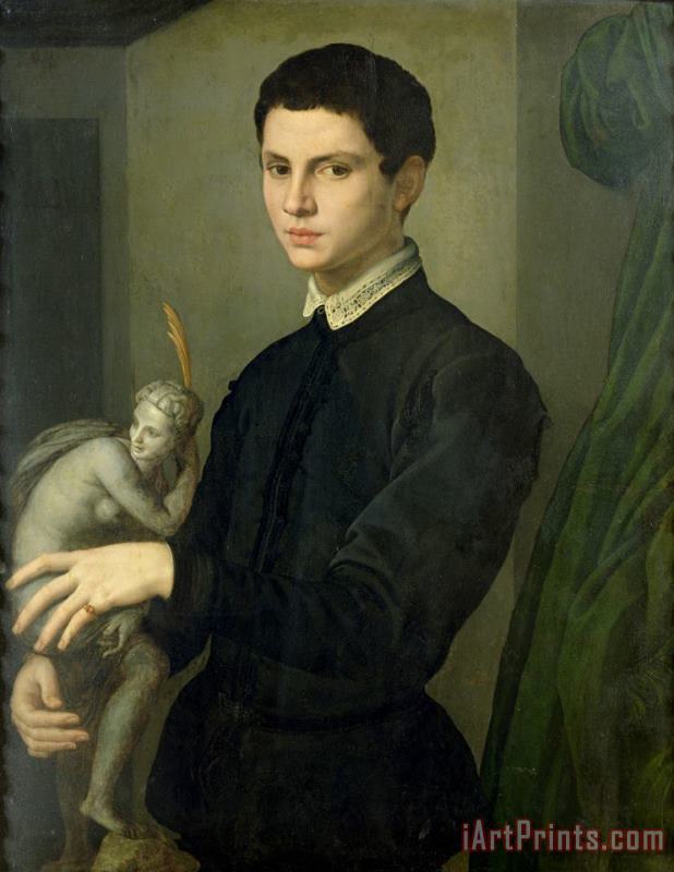 Portrait of a Sculptor, Possibly Baccio Bandinelli (1493 1560) painting - Agnolo Bronzino Portrait of a Sculptor, Possibly Baccio Bandinelli (1493 1560) Art Print