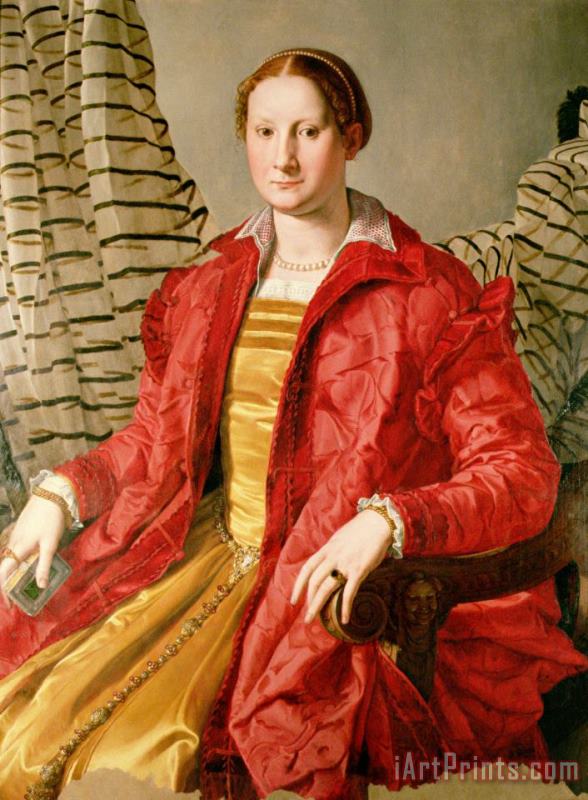 Agnolo Bronzino Portrait of Eleonora Da Toledo (1519 74) Art Print