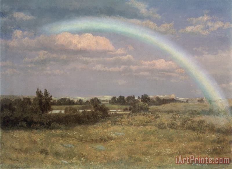 Albert Bierstadt After the Storm Art Painting