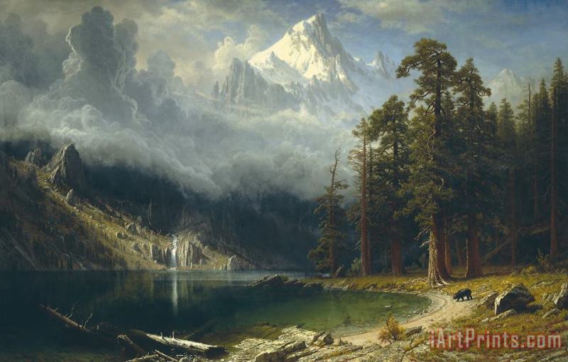 Albert Bierstadt Mount Corcoran Art Print