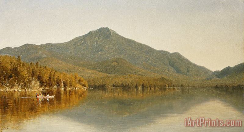 Albert Bierstadt Mount Whiteface From Lake Placid Art Painting
