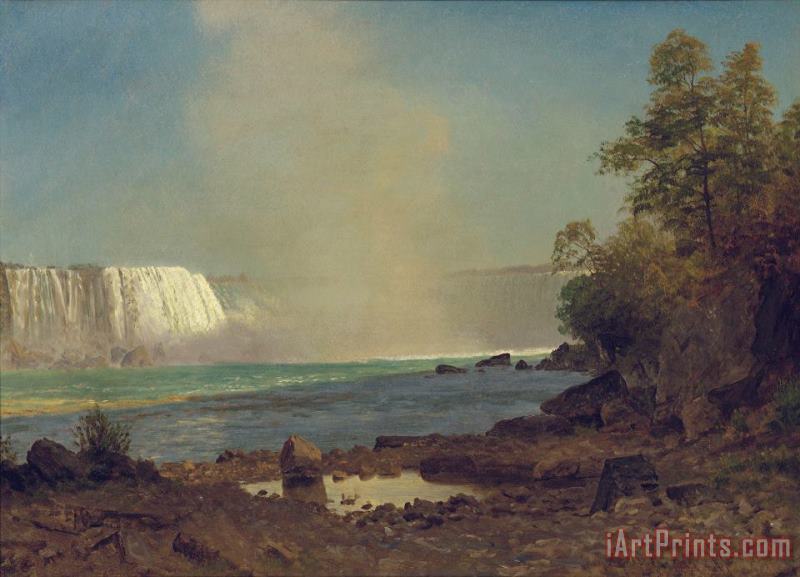 Albert Bierstadt Niagara Falls Art Painting