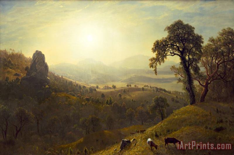 Albert Bierstadt San Rafael, California Art Painting