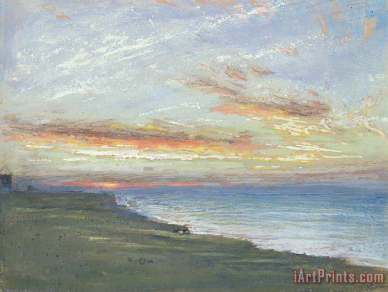 Albert Goodwin Norfolk Coast Art Painting