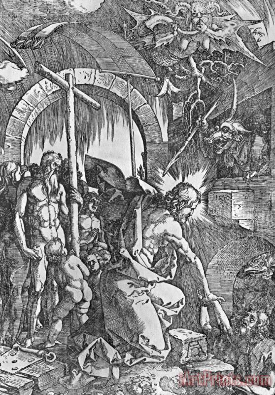 Albrecht Duerer The Descent Of Christ Into Limbo Art Painting