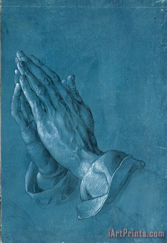 Albrecht Durer Praying Hands, 1508 Art Painting