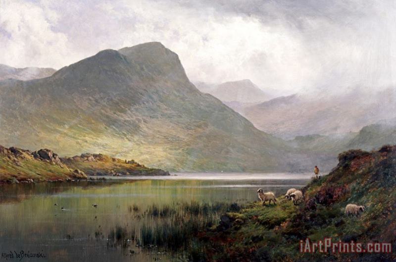 Alfred de Breanski Loch Ness Art Print