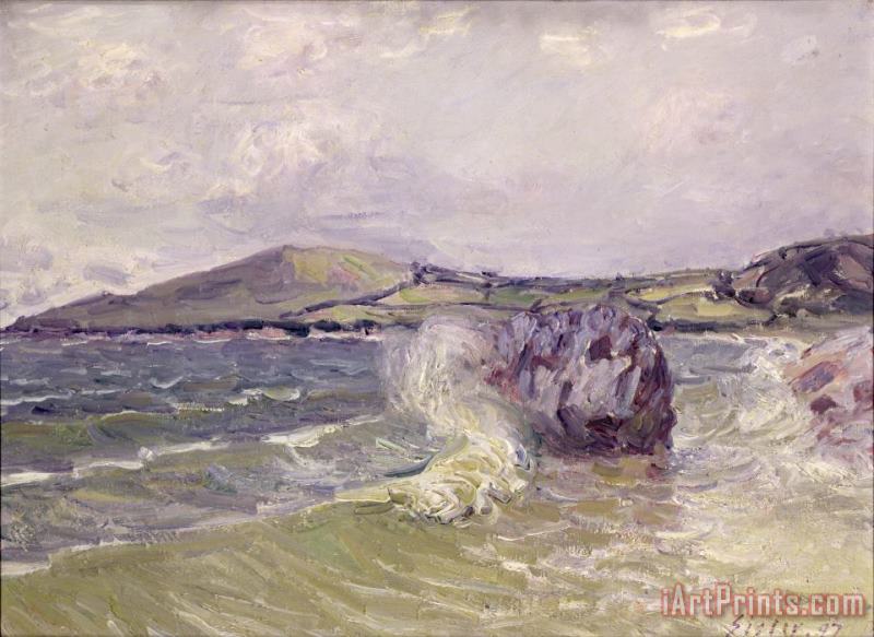 Alfred Sisley Ladys Cove Wales 1897 Art Print