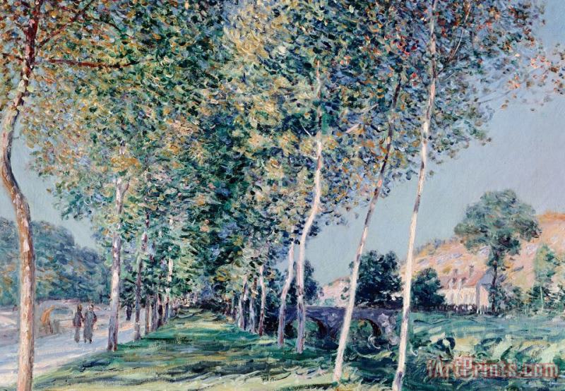 Alfred Sisley Road To Louveciennes Art Print