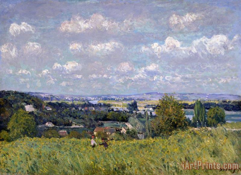 Alfred Sisley The Valley of the Seine at Saint Cloud Art Print