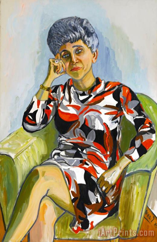 Irena Koprowska, Seated painting - Alice Neel Irena Koprowska, Seated Art Print