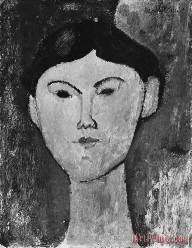 Beatrice Hastings (1879 1943) painting - Amedeo Modigliani Beatrice Hastings (1879 1943) Art Print