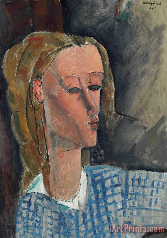 Amedeo Modigliani Beatrice Hastings, 1916 Art Painting