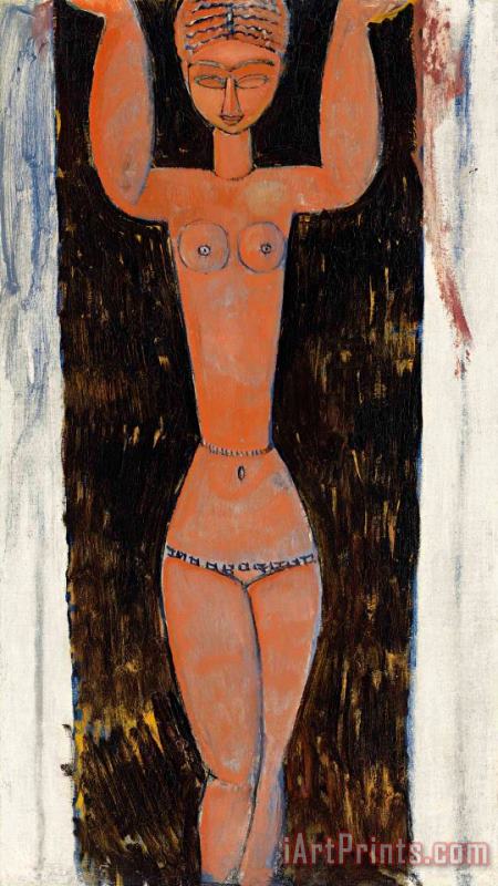 Amedeo Modigliani Cariatide, 1913 Art Print