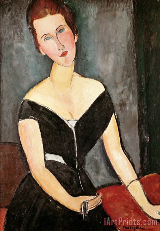 Amedeo Modigliani Madame G van Muyden Art Painting