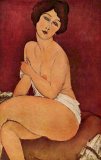Amedeo Modigliani - Seated Female Nude painting