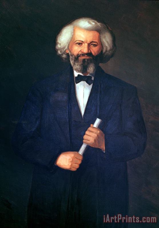 American School Portrait of Frederick Douglass Art Print