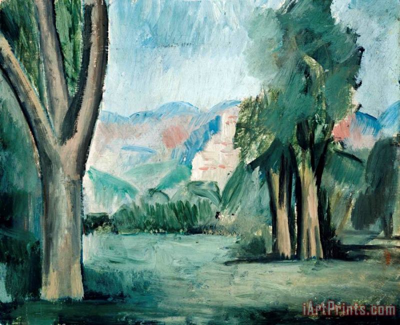 Paysage De Provence painting - Andre Derain Paysage De Provence Art Print