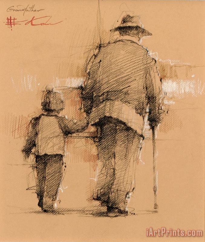 Andre Kohn Grandfather Art Print