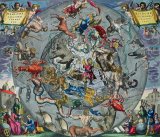Andreas Cellarius - Map of the Constellations of the Northern Hemisphere painting