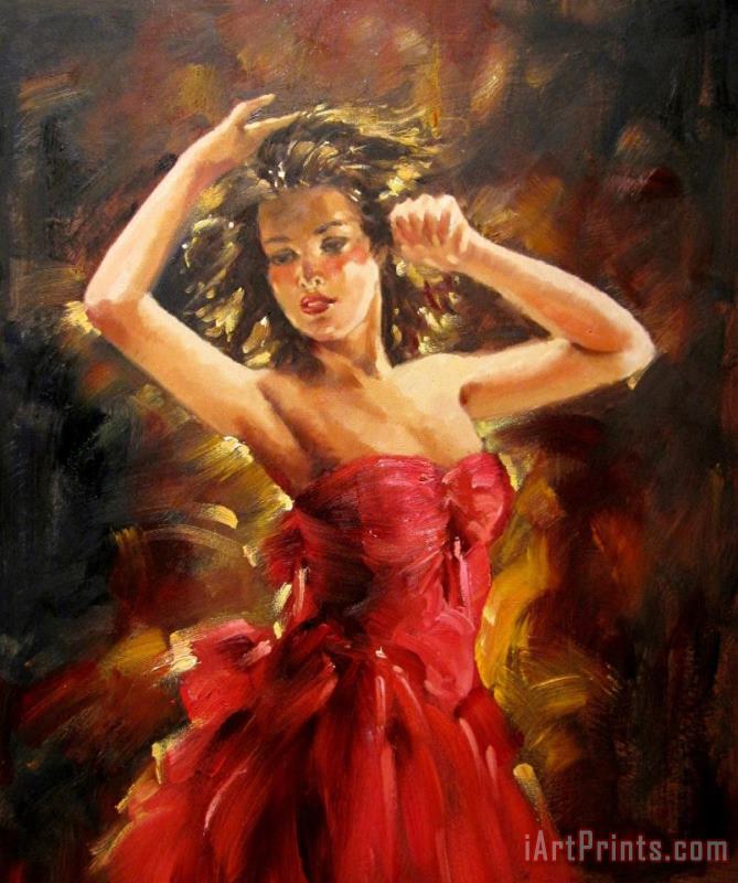 Andrew Atroshenko Beautiful Dancer Art Painting