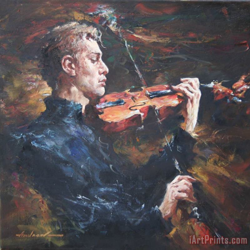 Classical Expression painting - Andrew Atroshenko Classical Expression Art Print
