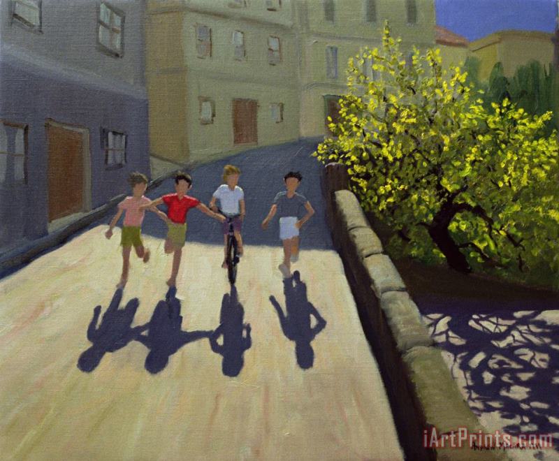 Andrew Macara Children Running Art Painting
