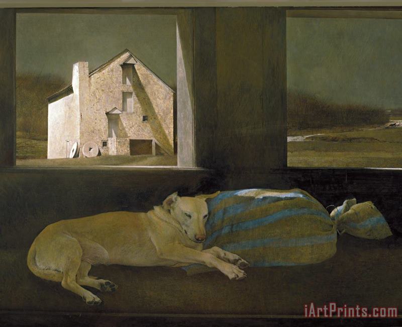 andrew wyeth Night Sleeper, 1979 Art Painting