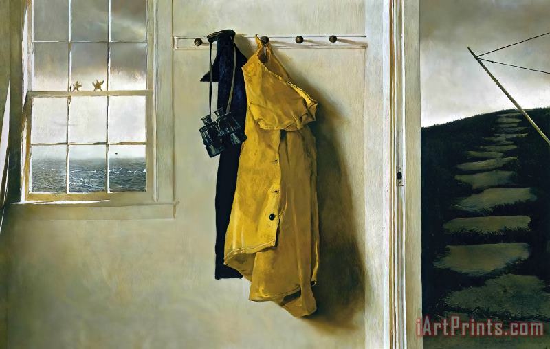 andrew wyeth Squall 1986 Art Painting