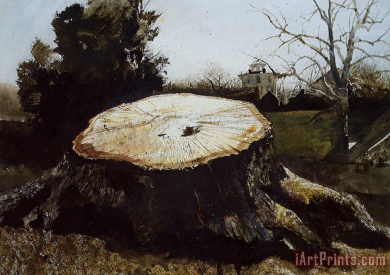 andrew wyeth The Big Oak Art Print