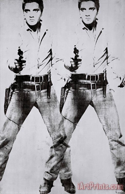 Andy Warhol Double Elvis C 1963 Art Painting