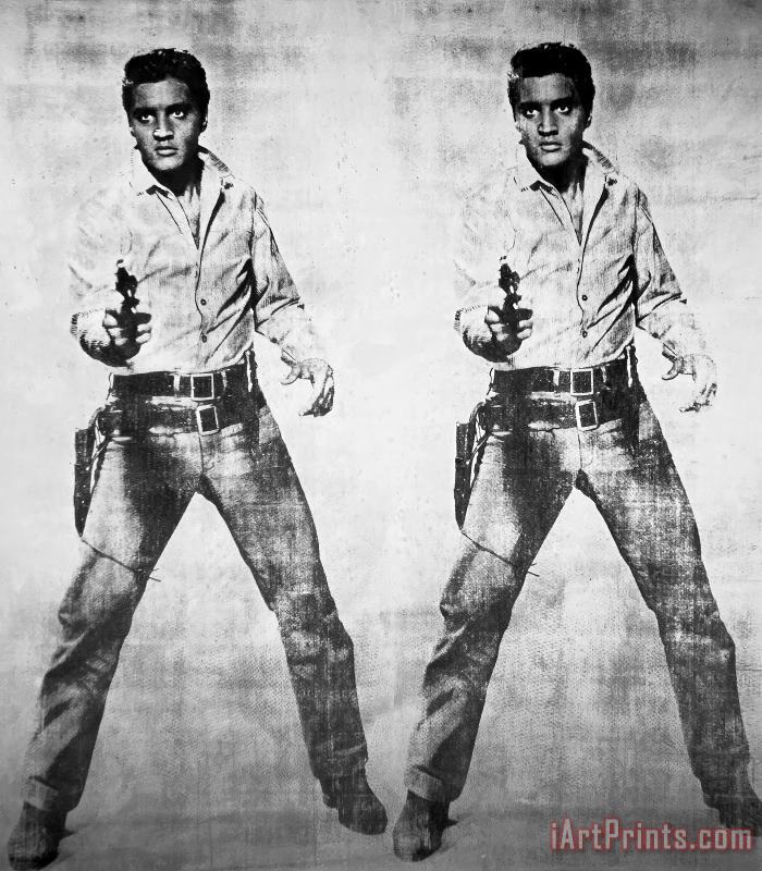 Andy Warhol Elvis C 1963 Double Elvis Art Painting