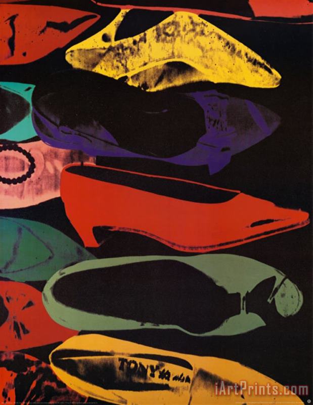 Andy Warhol Shoes 1980 Art Painting