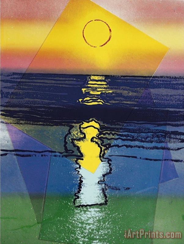 Andy Warhol Sunset C 1972 Art Painting