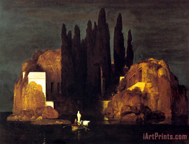 Arnold Bocklin Isle of The Dead Version I Art Painting