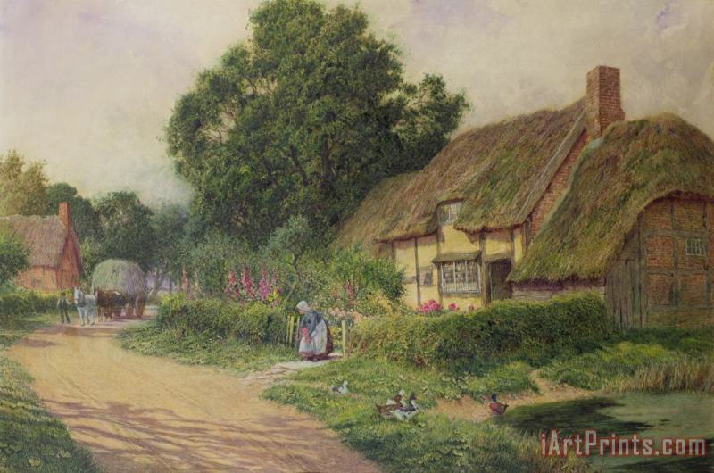Arthur Claude Strachan The Coming of the Haycart Art Painting