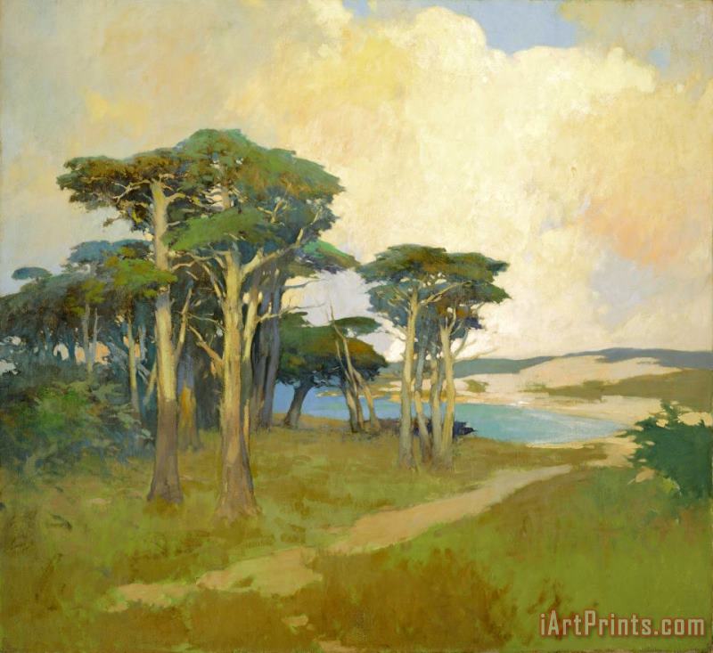 Arthur Frank Mathews Monterey Cypress, California Art Print