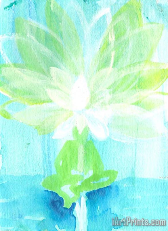 Ashleigh Dyan Moore Lotus Petals Awakening Spirit Art Painting