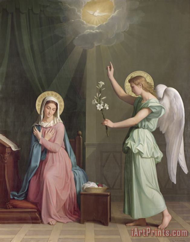 Auguste Pichon The Annunciation Art Painting