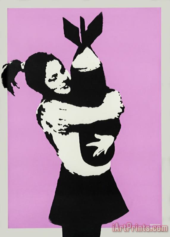 Banksy Bomb Hugger, 2003 Art Print