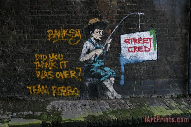 Banksy Did You Think It Was Over Art Print
