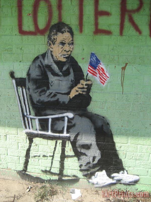 Banksy New Orleans Art Print