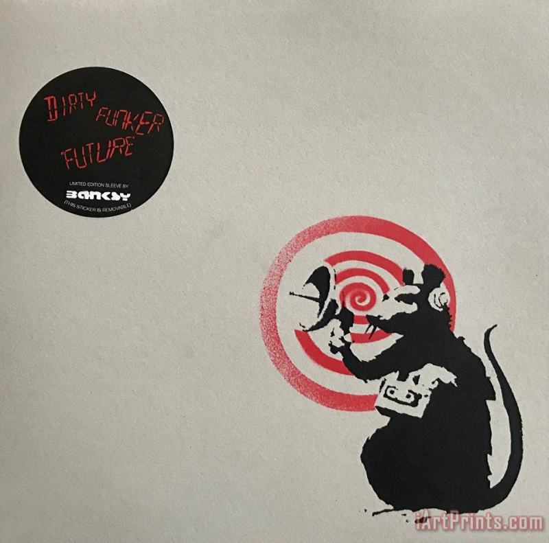 Banksy Radar Rat (dirty Funker Lp), 2008 Art Print