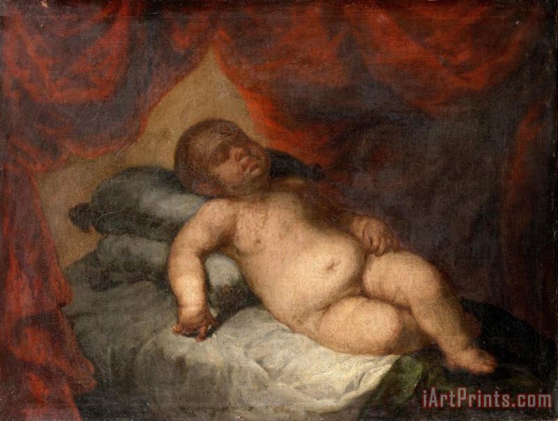 Bartolome Esteban Murillo Infant Christ Asleep Art Painting