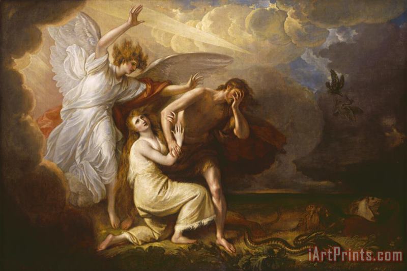 Benjamin West The Expulsion of Adam And Eve From Paradise Art Painting