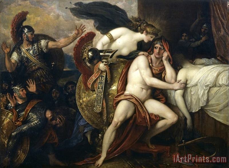 Thetis Bringing Armor to Achilles painting - Benjamin West Thetis Bringing Armor to Achilles Art Print