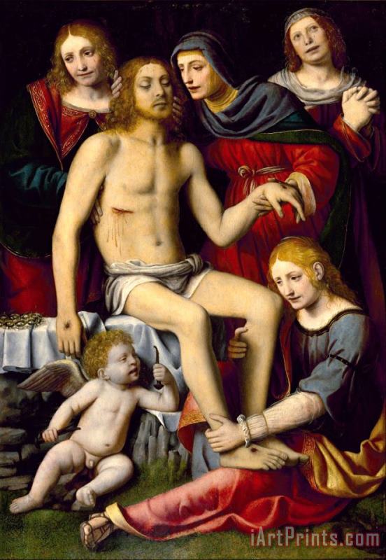 Bernardino Luini Lamentation Over The Dead Christ Art Print